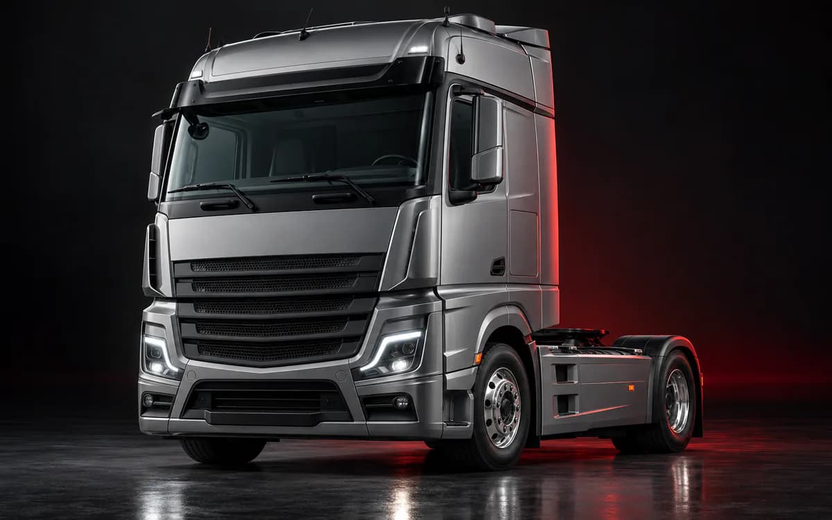 MERCEDES-BENZ Actros L, вид спереди в три четверти