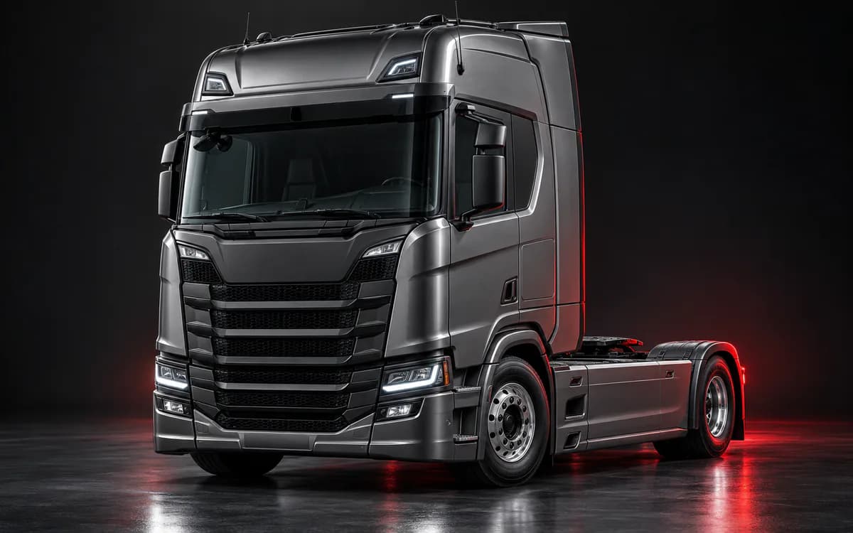 SCANIA S-series, вид спереди в три четверти