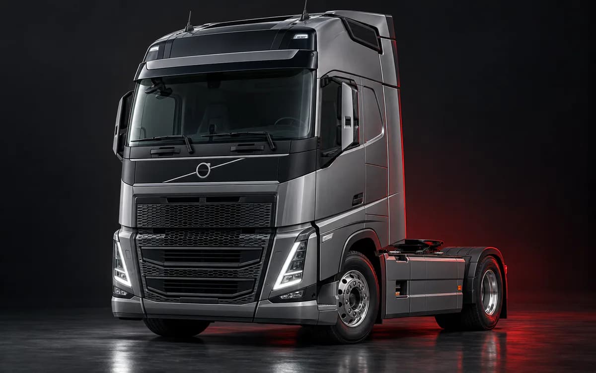 VOLVO FH, вид спереди в три четверти